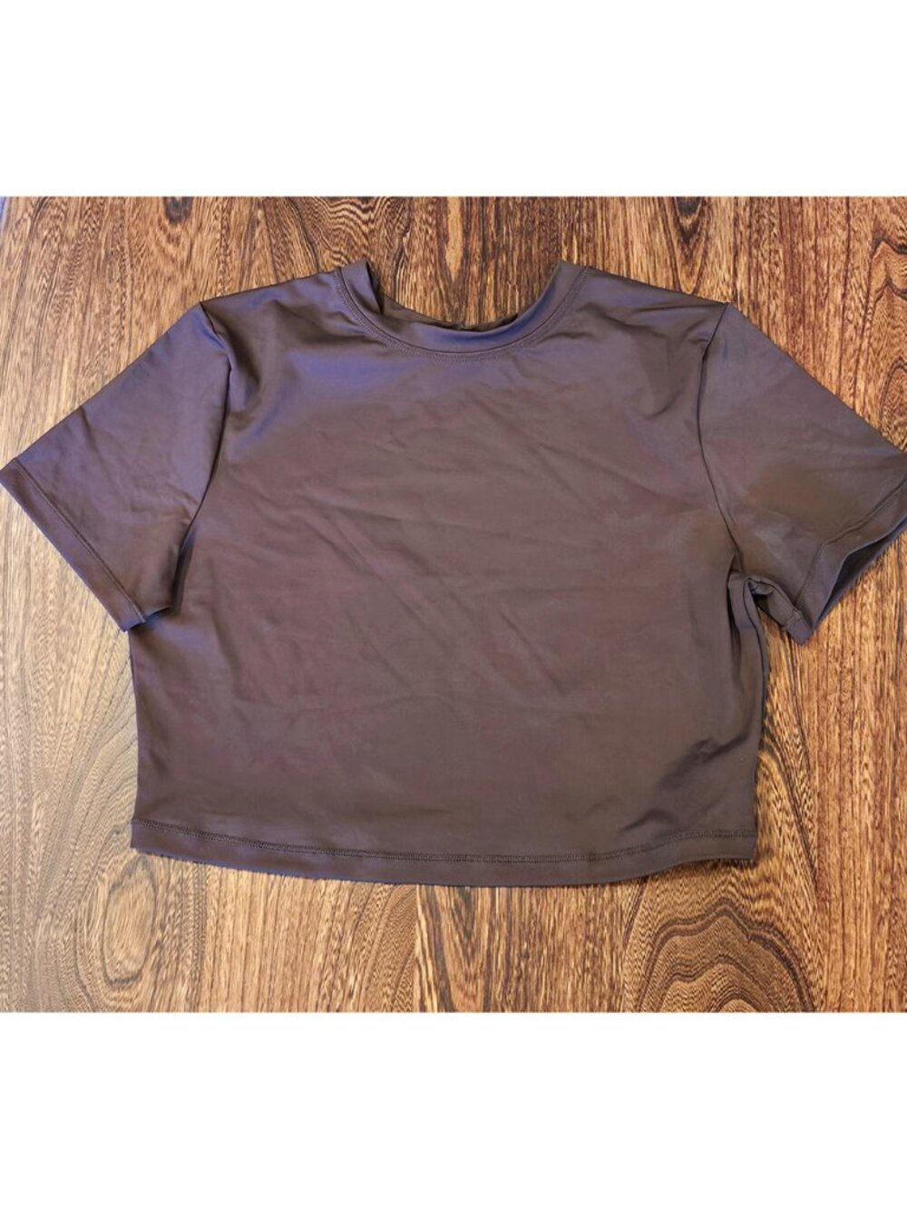 SKIMS Signature Swim T-Shirt - Cocoa  Size Large